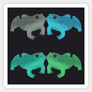 Bullfrog Buddies (Seafoam Midnight) Magnet